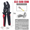 CLB-58B EDM Open Barrel Terminals Crimping Tools AWG28-18 0.08-1.0mm Car Wire Pliers Work With JST ZH PH XH VH Dupont Molex 3