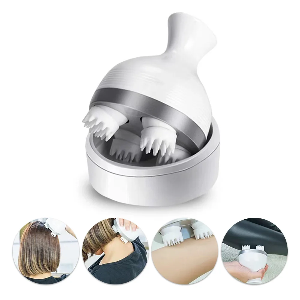 Electric Massager for Head Waterproof Vibrating Body Massager Hair Scalp Back and Neck Deep