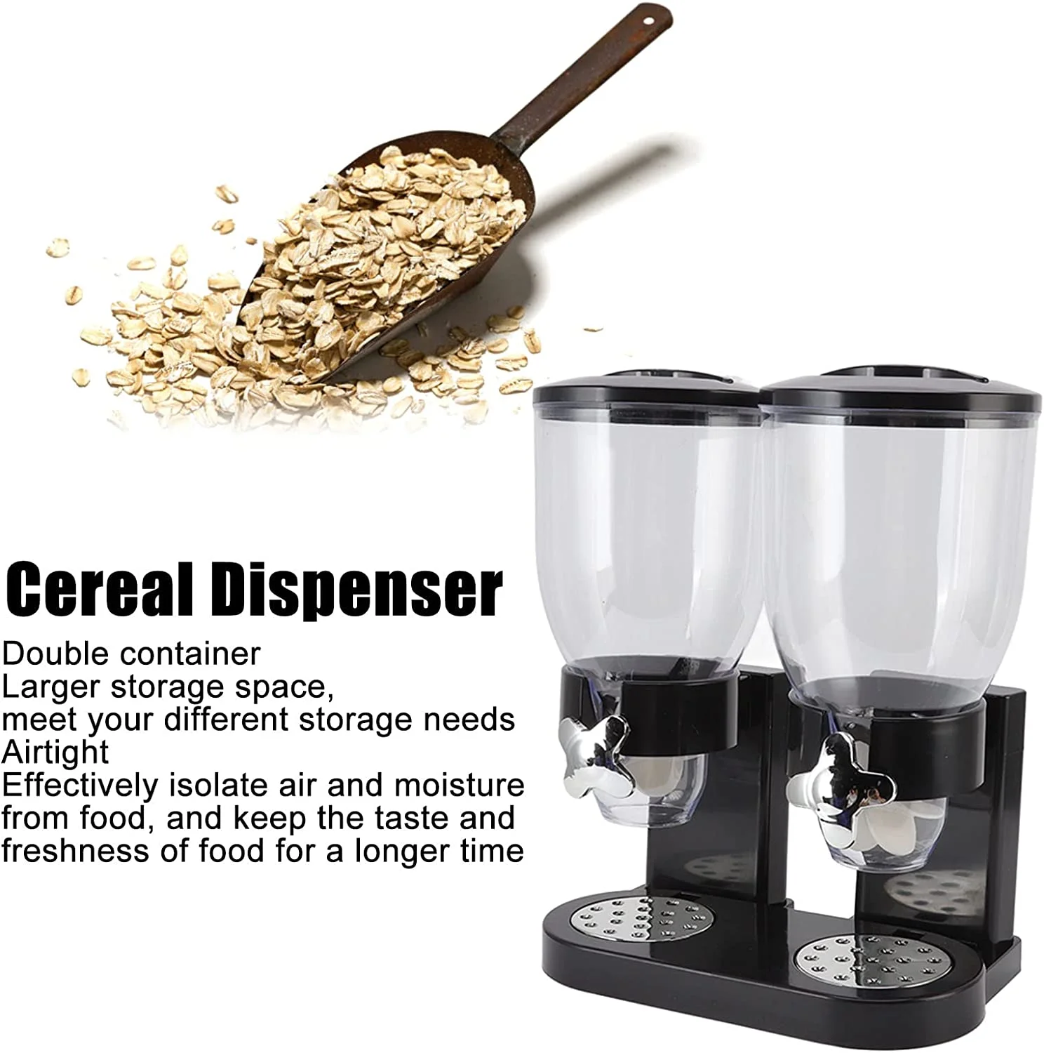 

Food Storage Containers Oatmeal CerealBottle Multigrains Storage Cans For Nuts Candy Kitchen Dispenser Storage Tool