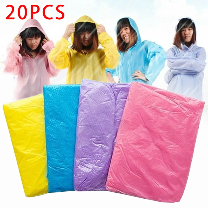 

Disposable Raincoat Adult Emergency-Waterproof Hood Poncho Travel Hiking Camping Rain Coat Unisex Rainwear Camping Rain Coat