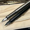 1 PCS JINHAO 35 Matte Black Iriidum Fine Nib Smooth Writing Fountain Pen with Ink Converter 1