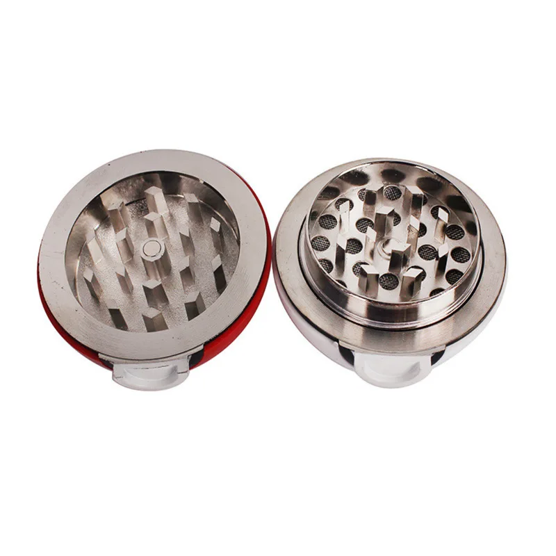 Manual Tobacco Herbal Mill Spice Zinc Alloy Crusher Pokeball Herb Grinder
