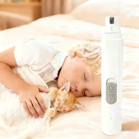 USB Rechargeable Electric Pet Nail Grinder for Dogs & Cats – Quiet Motor with Diamond Grinding Wheel 4