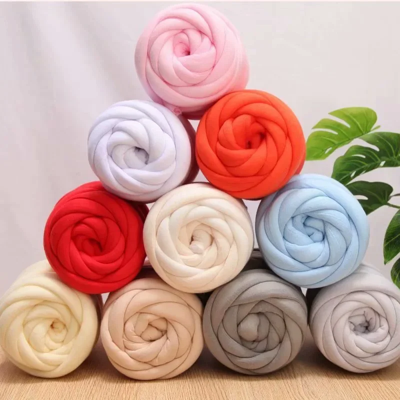 0.5kg Velvet Bulky Chunky Yarn Arm Knitting Crochet Comfortable Washable  DIY Soft Tube Giant Yarn for Throw Blanket Pillow Sweaters Scarf , Light  Gray