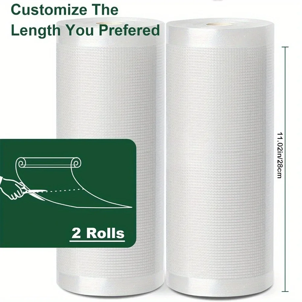 Vacuum Sealer Bags Food Storage Saver Commercial Grade Textured Food Roll Bags for Cooking Meal