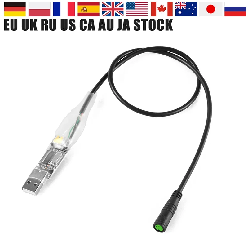 Câble Programmation USB Pour Moteur Bafang BBS01/BBS02 – Version CAN, 1,1 M