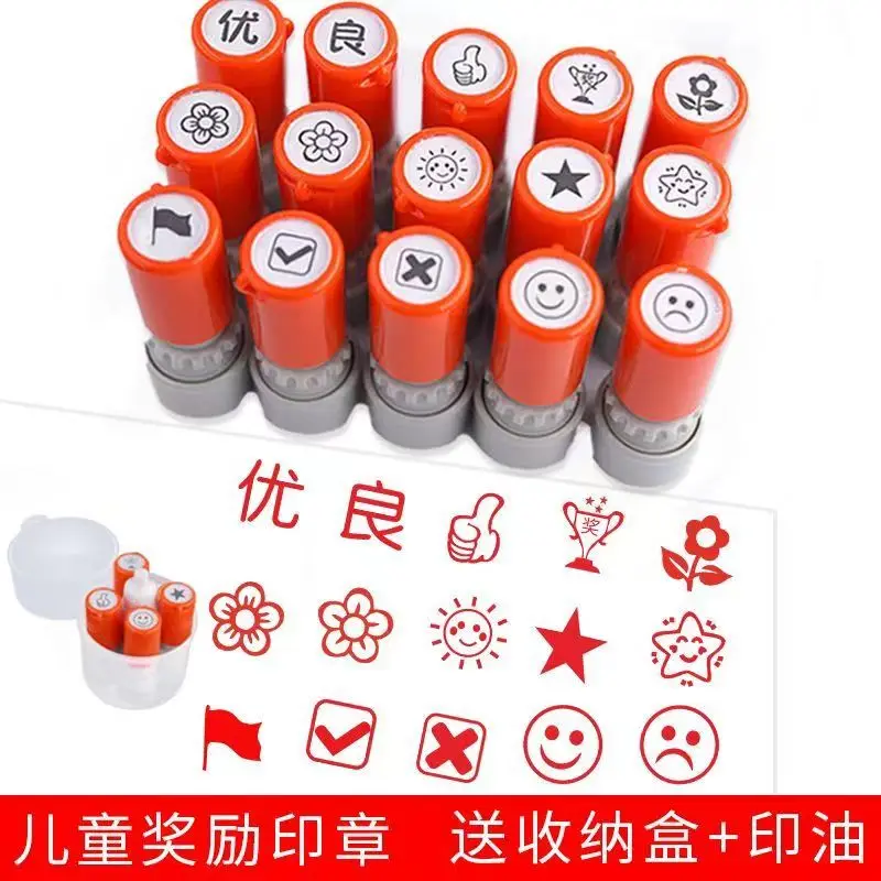 Alphabet Stamps Wooden Stamps Brass Stamps Inking Stamps Vintage Silicone Stamps Clear Stamps Wax Seal Stamp Decorative Stamps Clock Stamp Childrens Seal Teacher Seal Privacy Shield Stamp Children Stamps Teacher comments award stamp children teachers encourage children cartoon primary school thumb cute