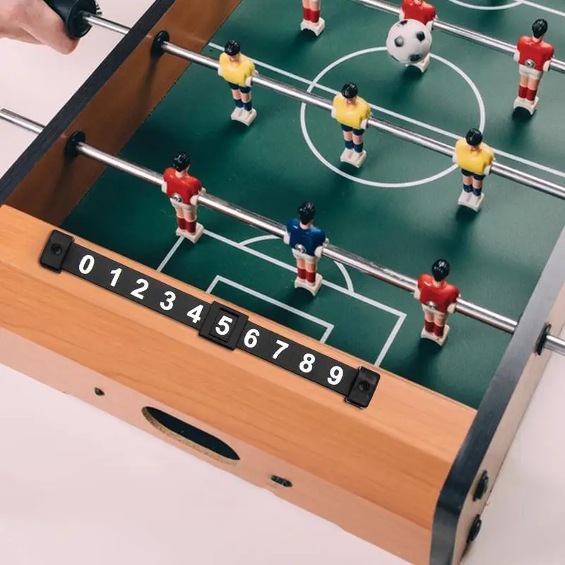 2 Pieces Foosball Counter Scoring Units 10 Numbers For Football Mini Scoring Accessories Keepers Standard Tables Scoreboard