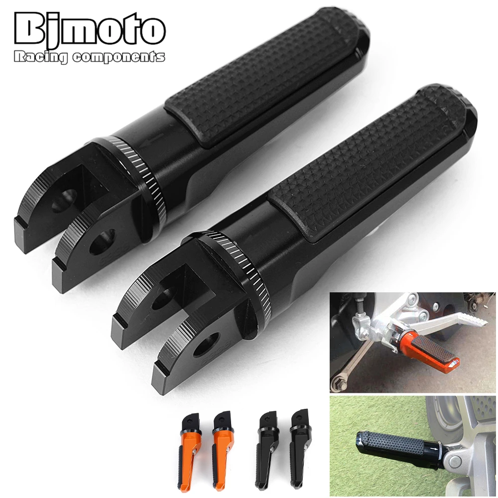 Motorcycle Front Foot Pegs Rider Pedal motorcycle accessories motorcycle foot pedals For APRILIA SHIVER 750 900 For K-TM 125 200 390 DUKE Duke125 Duke200 Duke390