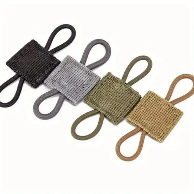 10 stücke Molle Gummiband Taktische MOLLE System Gurtband Retainer Befestigung Zubehör Fix Schnalle Für PPT Antenne Taschenlampe – Detail 4