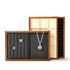 MISHITU Solid Wood Jewelry Tray High-end Exquisite Ring Earring Necklace Bracelet Jewelry Display Counter Jewelry Storage Tray 5