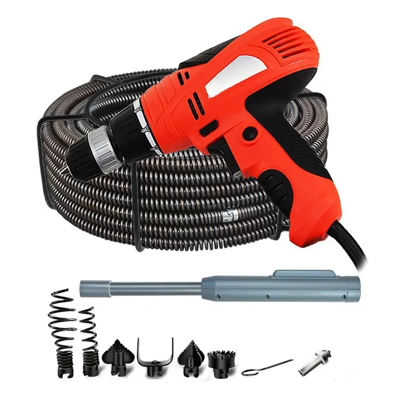 

Professional Electric Sewer Pipe Dredging Machine Sewer Dredger Kitchen Floor Drain Toilet Pipe Blockage Tools
