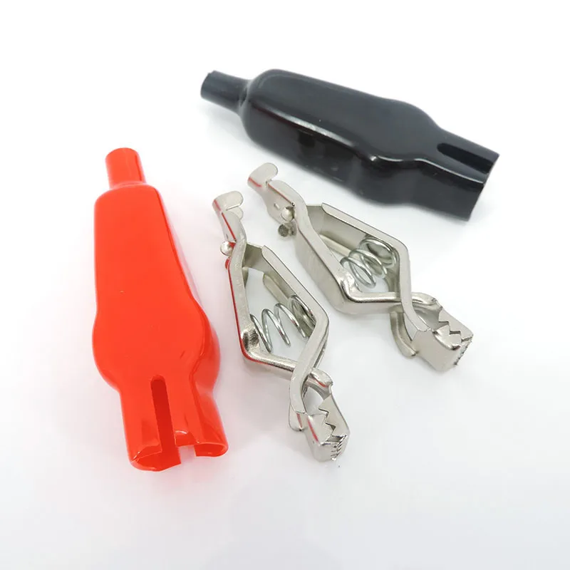 DIY Electric Alligator Crocodile Clip Battery Test Clamp Lead Cable Probe Connector 4mm Banana Plug alligator clips alligator clip adapter