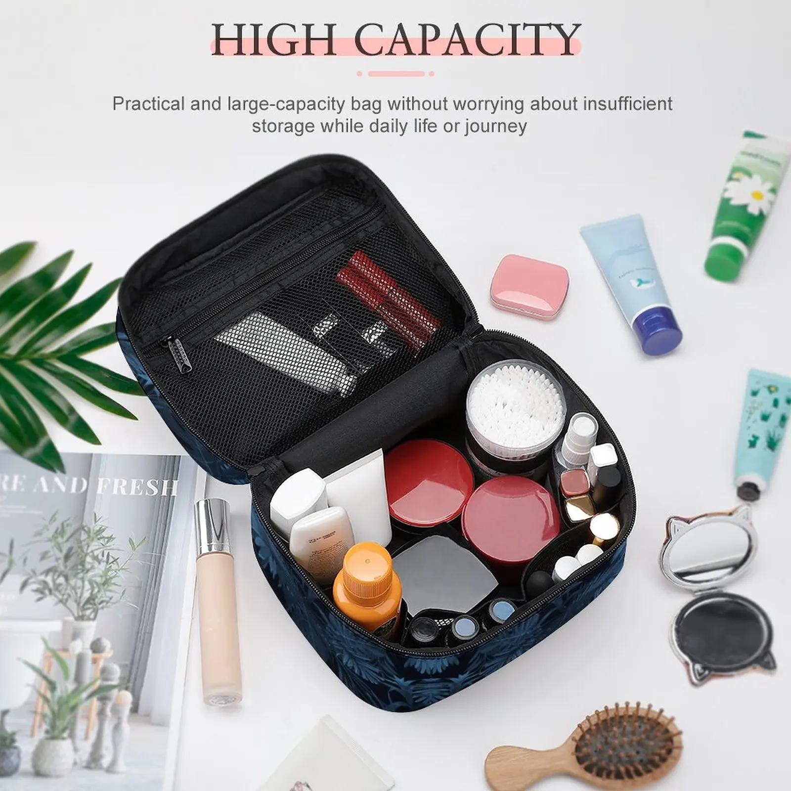 Outdoor Multifunction Travel Cosmetic Bag Multifunction Waterproof Cosmetic Bag Customized Personalized Pattern Cosmetic Bag