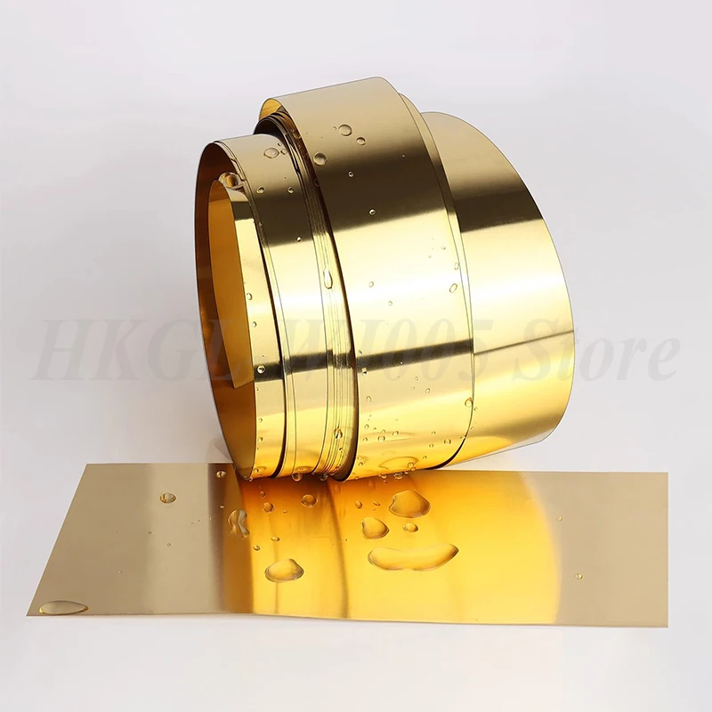 Thick 0.01-1mm Brass Sheet Brass Foil Brass Skin Brass Metal Thin Sheet Foil Plate Brass Strip Brass Plate Customizable