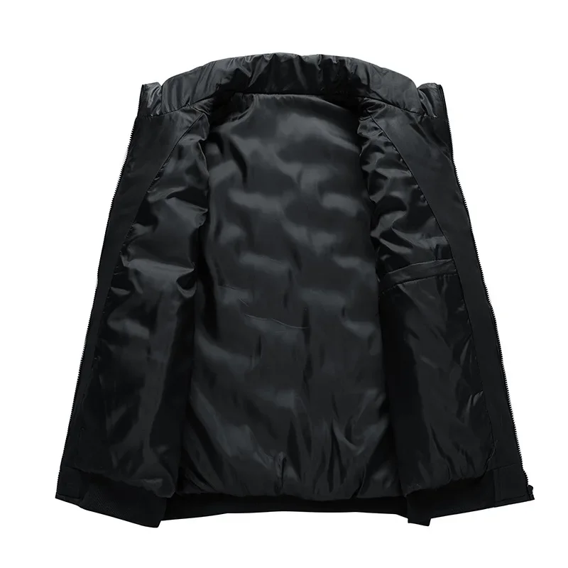 Men's Motorcycle Rider Vest Stand Collar Plus Size mens vest
