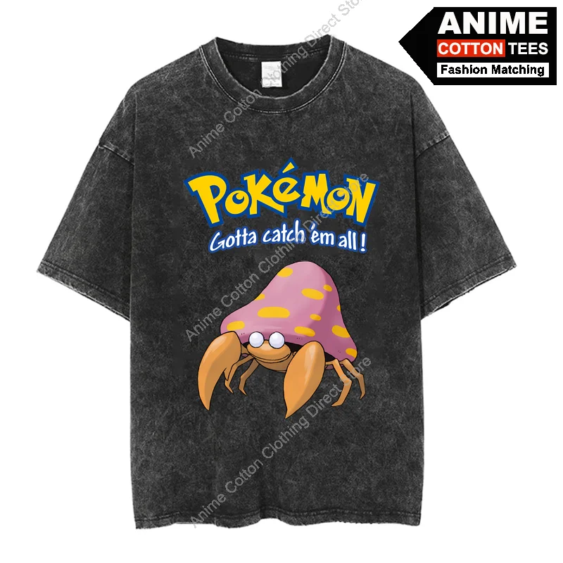

Pokémon Parasect T Shirt Cartoon Anime Pokemon Cute Elf Print Clothes Y2k Harajuku Casual Unisex Oversized T-shirt Cotton Tees