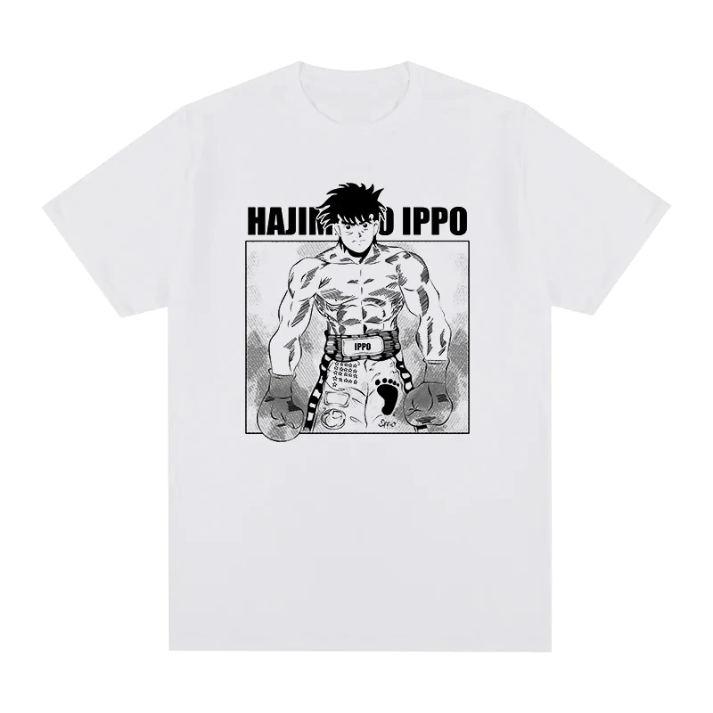 Anime Hajime No Ippo Kamogawa Boxing Gym T Shirt Men Women Makunouchi  Takamura KGB Graphic T-Shirts Clothing Harajuku Streetwear 