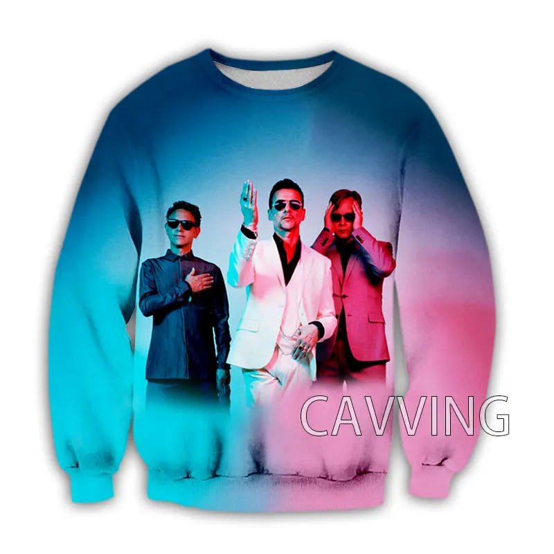 New Fashion Women/Men's 3D Print  Depeche-Mode Crewneck Sweatshirts Harajuku Styles Tops Long Sleeve Sweatshirts  H02 4