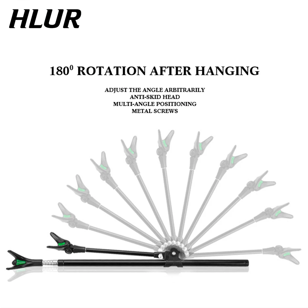 1.5M/1.7M/2.1M New Stainless Steel Thickened Telescopic Fishing Rod Bracket Fishing Rod Dual Purpose Bracket Holder