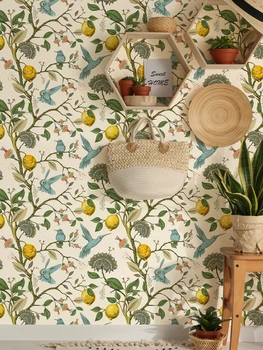 Lemon Garden Self Adhesive Wallpaper 1