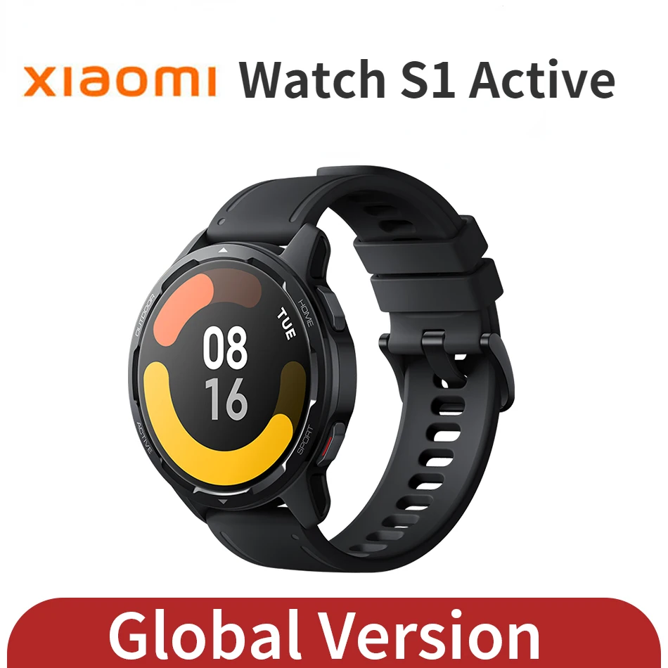 New Xiaomi Watch S1 Active, AMOLED 1.43 Heart, SpO2, GPS, Bluetooth Phone  Calls