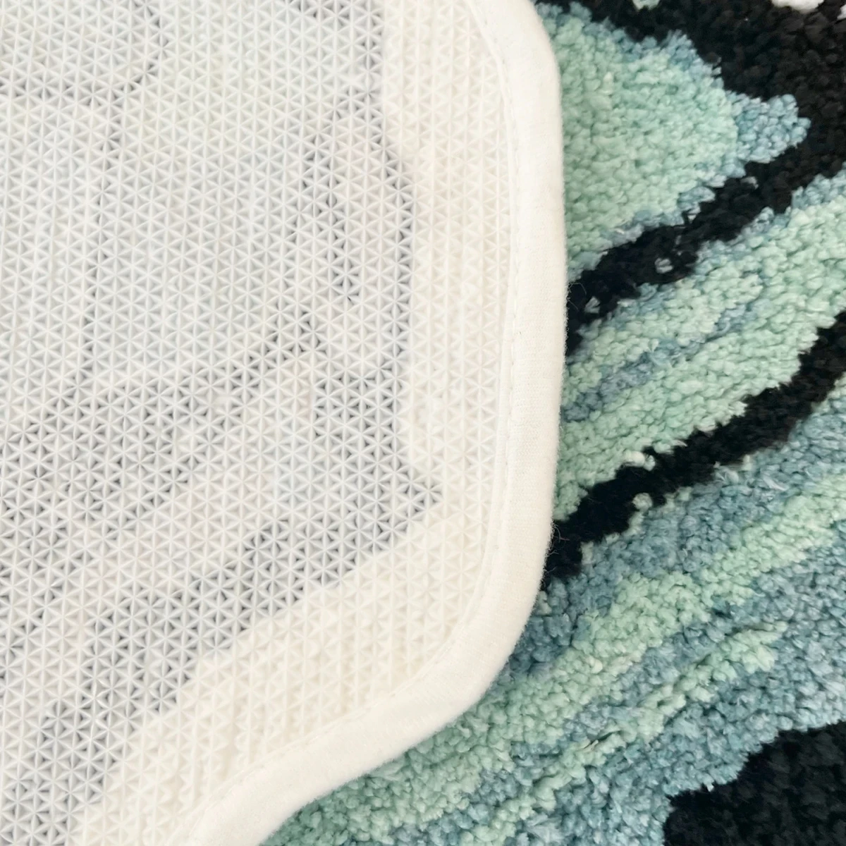 Green Enthusiast Racing Car Flocking Rug