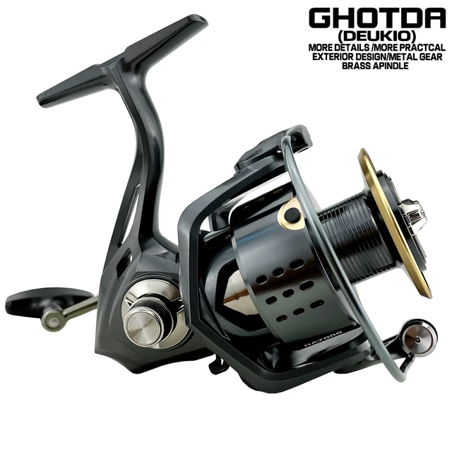 5.2:1 4.9:1 Ratio Spinning Fishing Reel 2000-7000 Series Max Drag