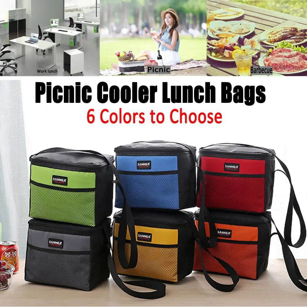 

Portable 5L Waterproof Handbag Thermal Insulated Tote Picnic Bag Food Box Insulation Lunch Bags Cooler Bag