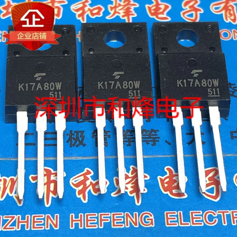 

5PCS-10PCS K17A80W TK17A80W TO-220F 800V 17A New And Original On Stock