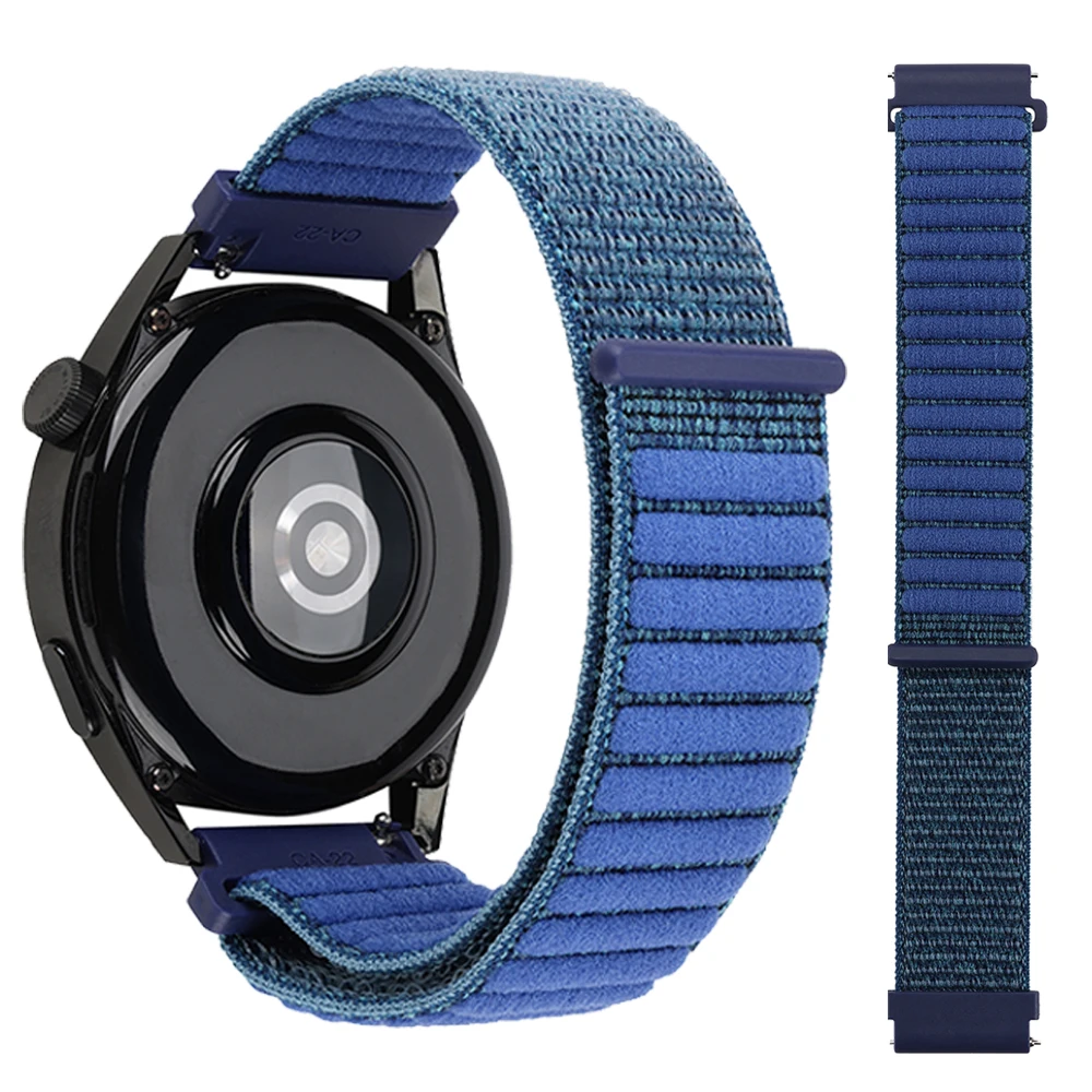 Nylon Loop Sports Strap - 20/22mm Woven Breathable Band