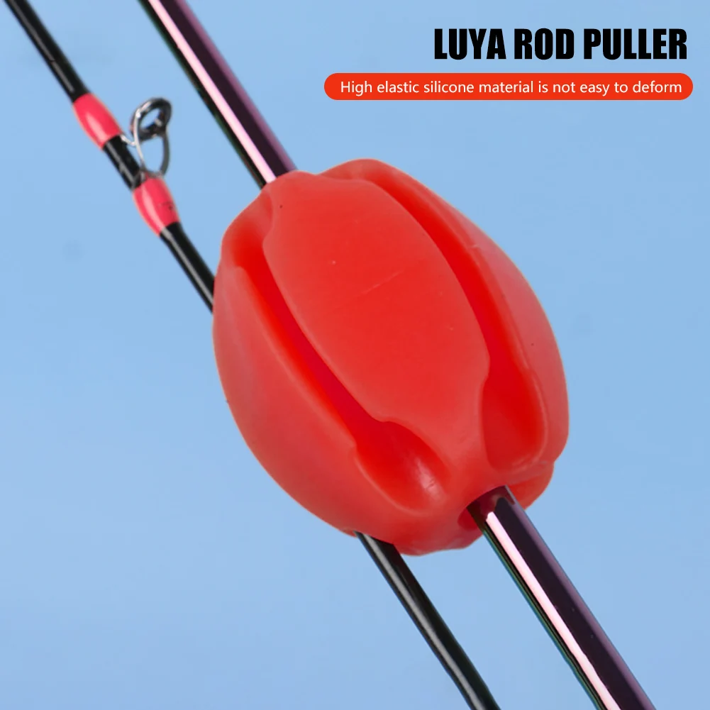 Fishing Rod Holder Protector Ball Anti-Collision Rod Fixed Ball Silicone  Portable Elastic Flexible Reusable Binding Fishing Tool