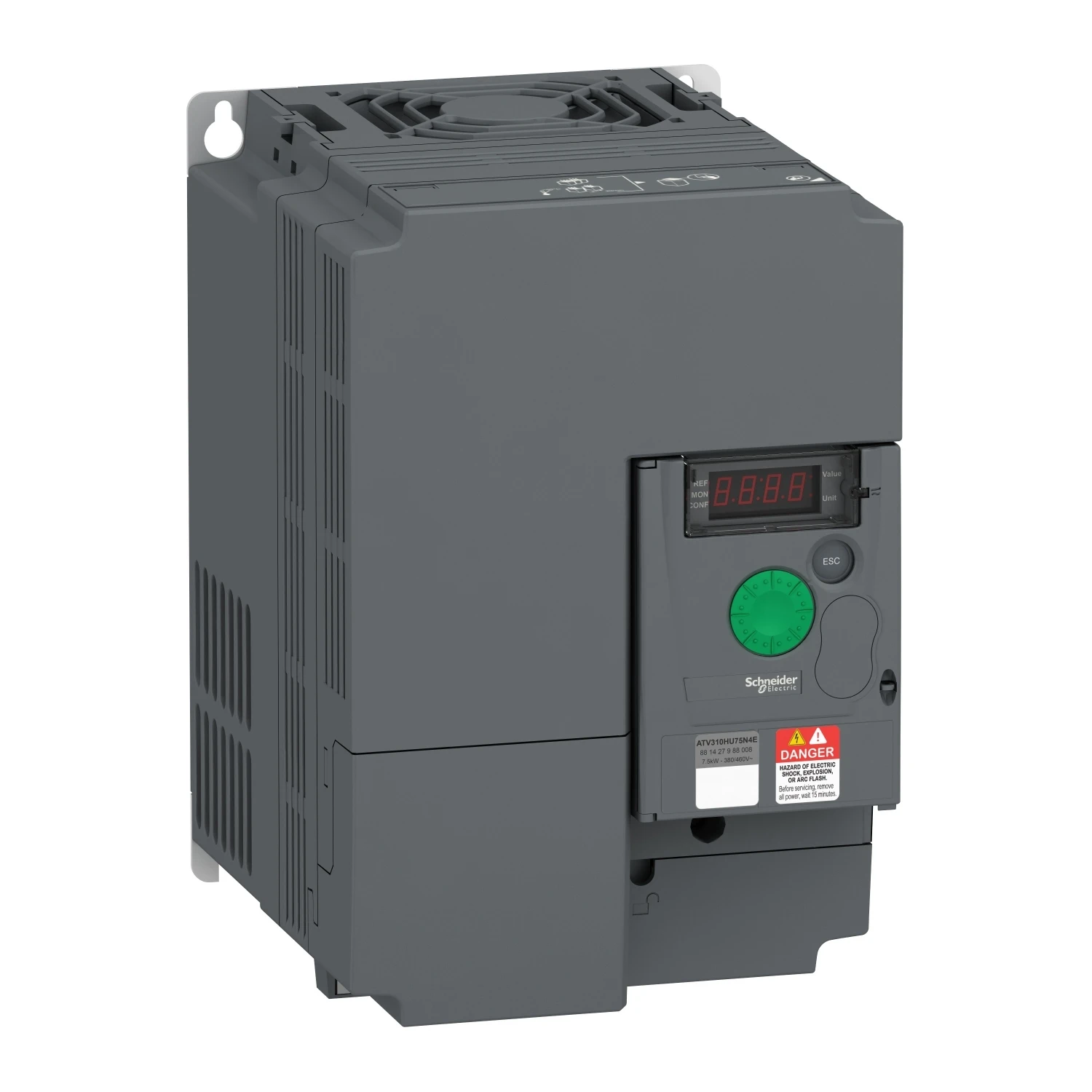 

Привод переменной скорости ATV310HU75N4E, легкий Altivar 310, 380 кВт, 10 л.с., 460... В, 3 фазы, без фильтра