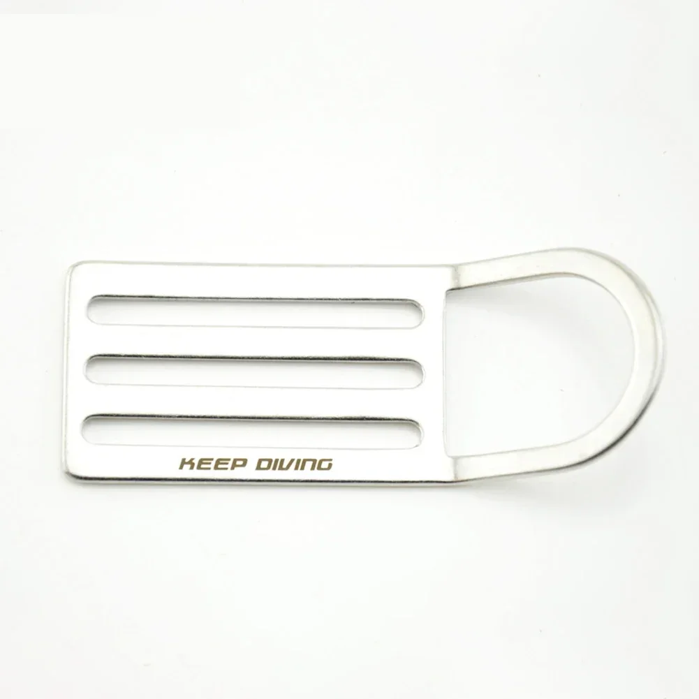 Scuba Diving 316 Stainless Steel Weight Belt Keeper Bent D Ring Weight Belt Keeper Bent D Ring Scuba Diving Accessories Scuba Diving Belt Keeper