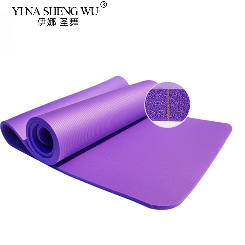 6MM Thick Yoga Mat Anti-skid Sports Fitness Mat EVA Comfort Foam Yoga Matt for Exercise, Yoga, and Pilates Gym Meditate