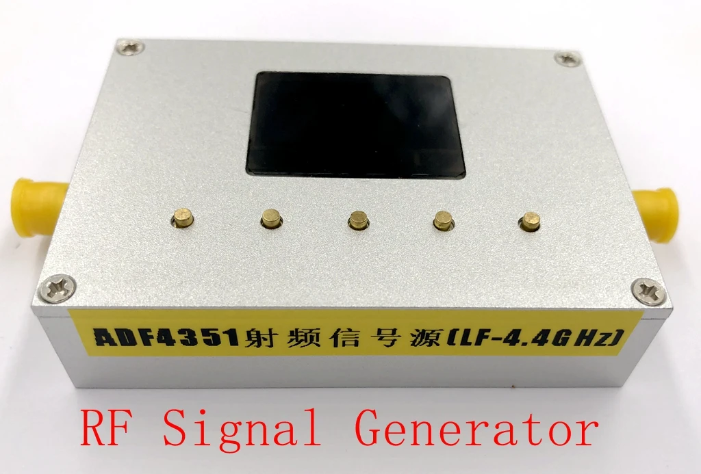 

ADF4351 phase-locked loop signal source frequency synthesizer with cavity 30DB amplitude dynamic range