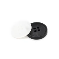 EQUBO 15/18/21/25mm 4 Holes White Black Horn Pattern Resin Buttons for Clothes Men Coat Suit Jacket Sewing Accessories Wholesale 1