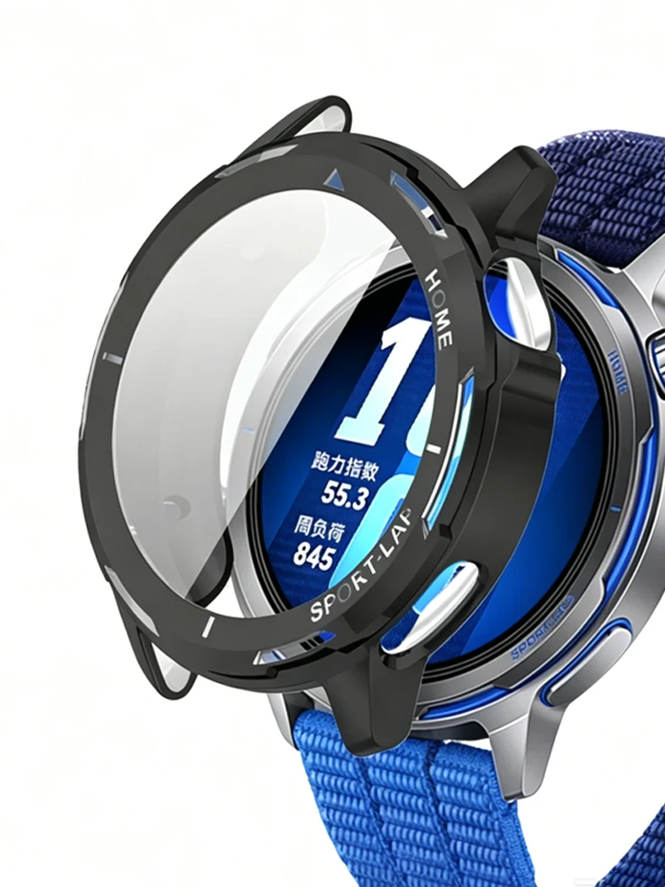 Enhanced Smartwatch Protective Cover - Soft TPU Bumper Shell with Anti-Scratch Screen Protection