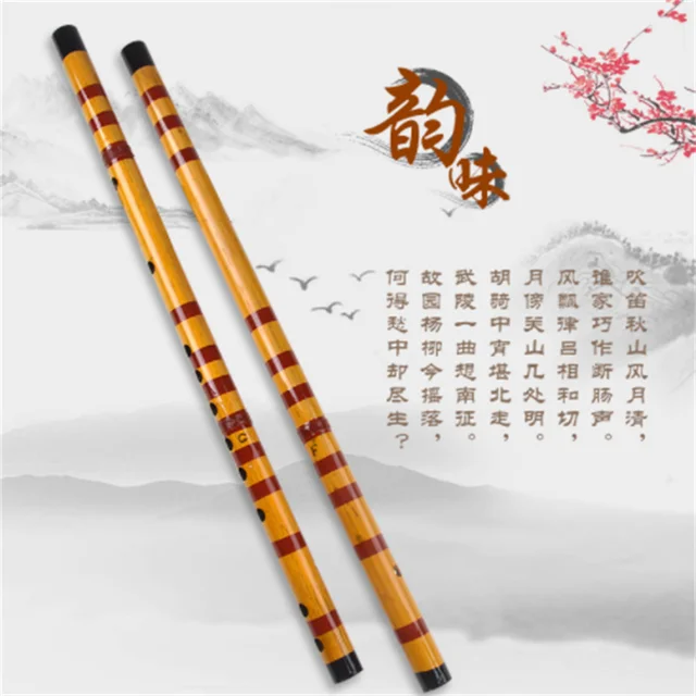 High Quality Bamboo Flute Professional Woodwind Musical Instruments C D E F G Key Chinese Dizi Transversal Flauta For Beginner 1