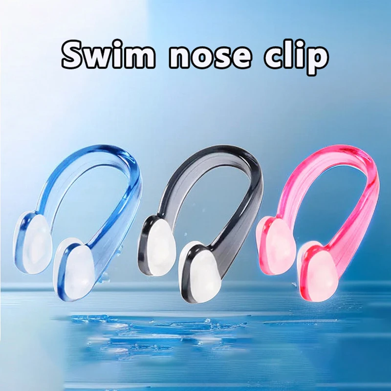 Swimming Nose Clip Soft Silicone Latex Plugs For Kids And Adults