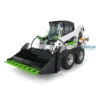 LESU 1/14 Metal Hydraulic RC Loader Aoue LT5H Wheeled Skid-Steer Radio Control Painted Trucks Light Sound Toys for Boys THZH1278 1