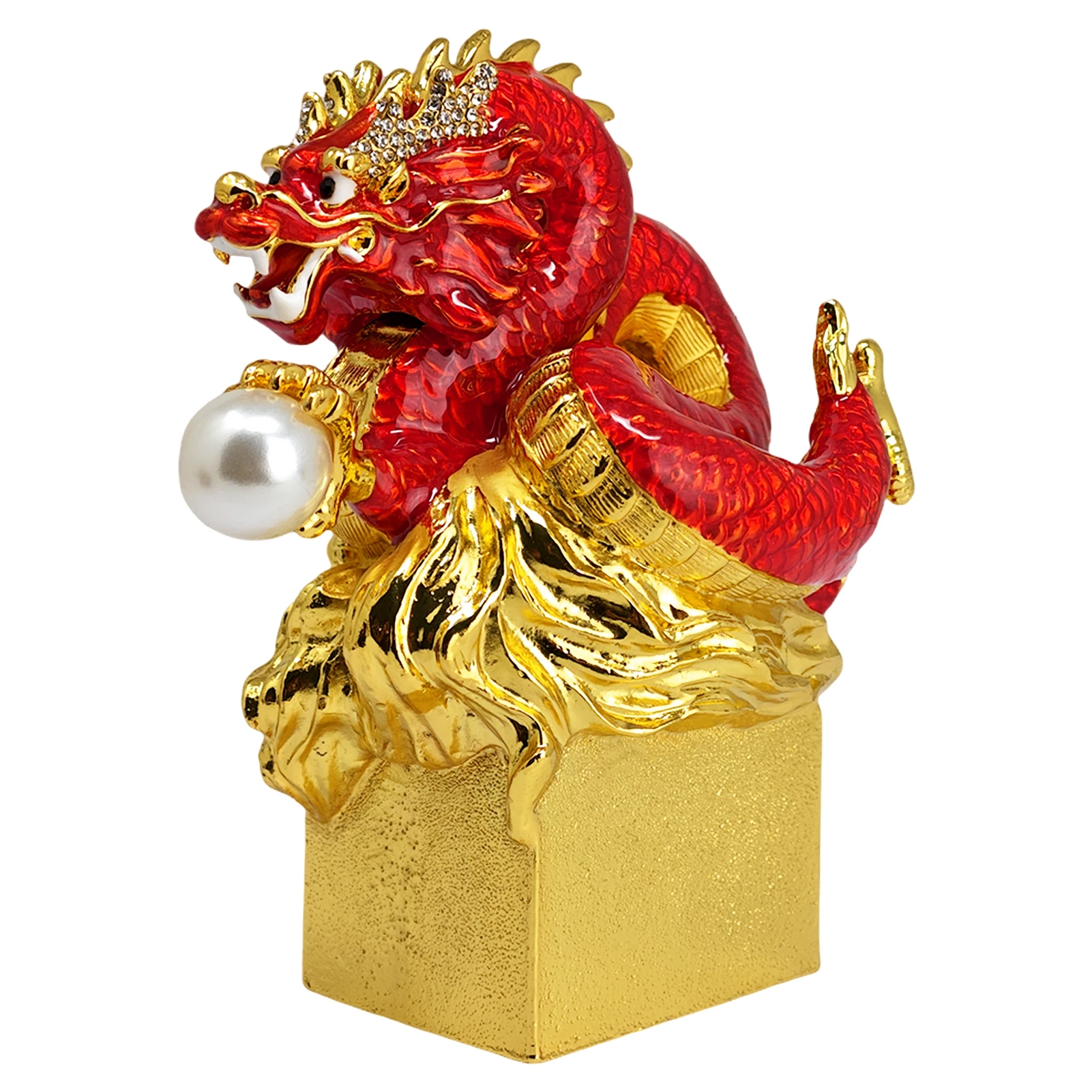 Feng Shui Dragon Among All Men Amulet Statue Wealth and Successful Career Powerful Energy Figurine 2