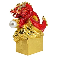 Feng Shui Dragon Among All Men Amulet Statue Wealth and Successful Career Powerful Energy Figurine 2