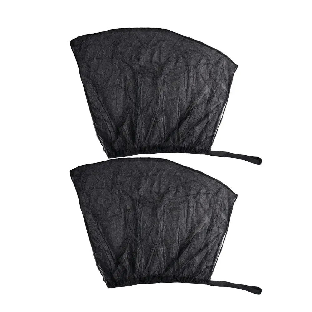 Car Sunshade Curtains Summer Mosquito Proof Curtains Breathable Mesh Side Net Black Sunshade Universal Accessories Auto Win J6L0