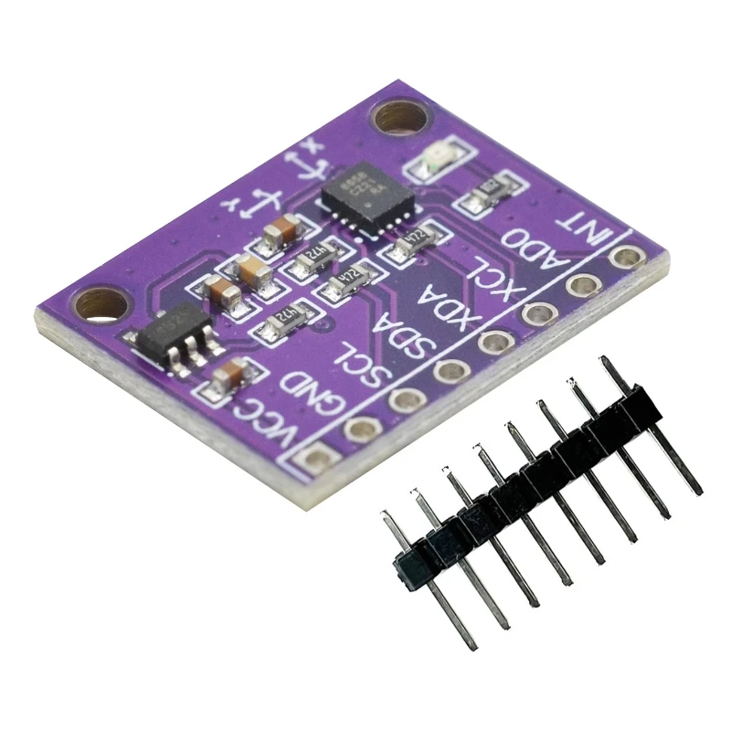 Module IMU QMI8658A/C 6-Axes Gyroscope Accéléromètre pour Drone - Faible Bruit avec câble ruban attaché, prêt à l'installation