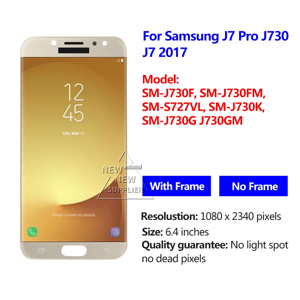 Рисунок 2 - 100% протестированный Дисплей для Samsung J7 Pro