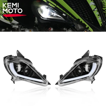 야마하 랩터 700 호환 LED 방향 지시등, 스트리밍 헤드라이트, YFZ450 YFZ450R YFZ450X 울버린 450 350 2006-2023