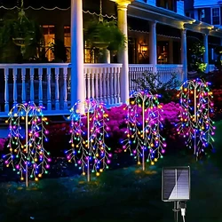 Solar - Powered Waterproof Outdoor Firework Lights for Garden and Pathway Decor (Multicolor)