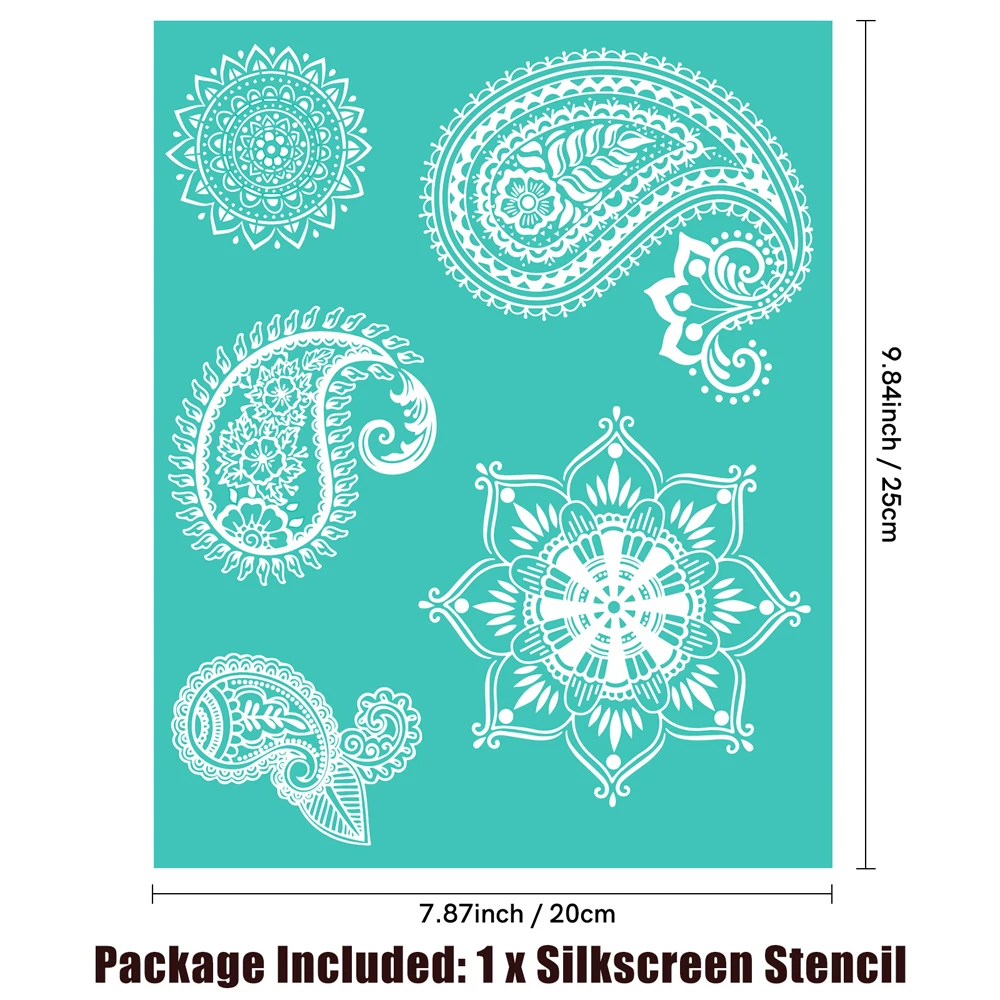 Pochoir Sérigraphie OLYCRAFT - Motif Texte Inspirant, Réutilisable, Auto-adhésif - Pour T-shirt, Tote Bag, Bois - 22x28cm