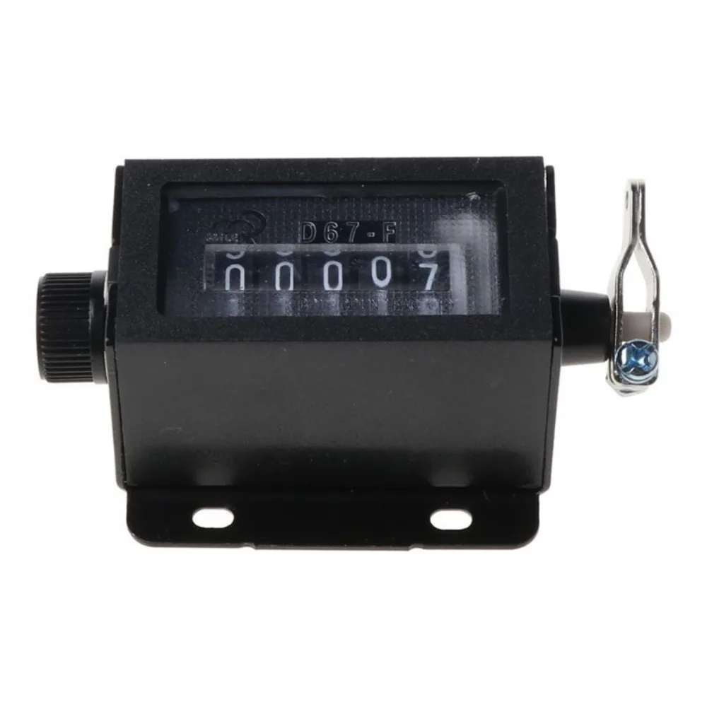 Digit 0-99999 Lap Counter Mechanical Resettable Counter Metal Pull Stroke Press Printing Tally D67-F Type Tool Parts